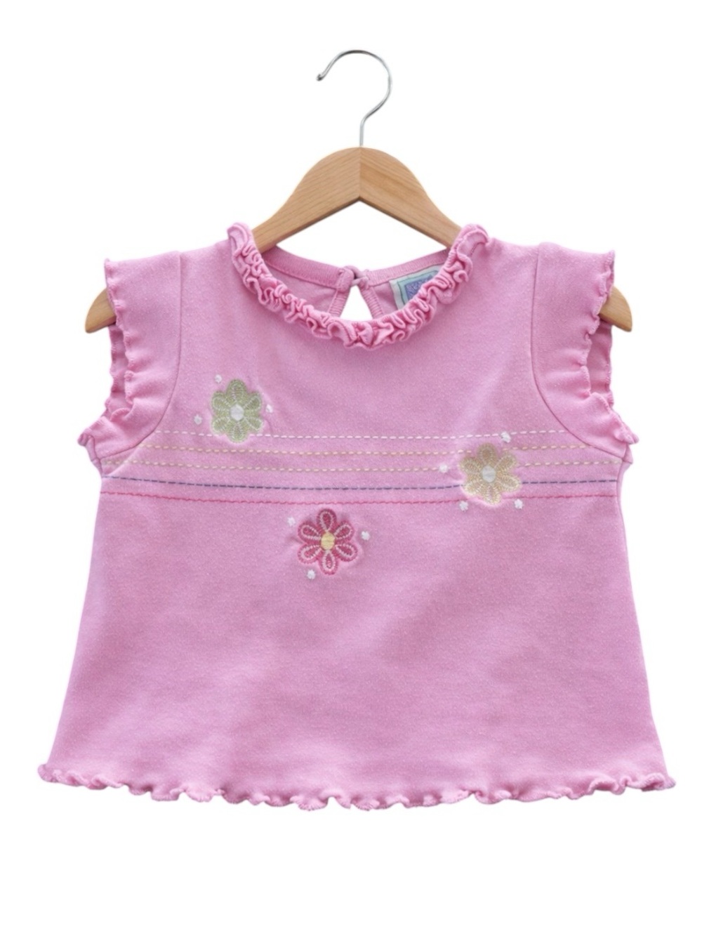 5/$15 Y2K Little Me Baby Girl Pink Embellished T-Shirt